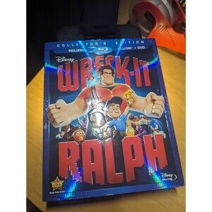 Wreck it Ralph Collectors Edition Blu Ray DVD Great for the Kids! FAST SHIP